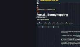 
							         Portal - Bunnyhopping | Portal Tutorials - GameBanana								  
							    
