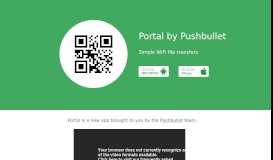 
							         Portal by Pushbullet								  
							    