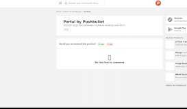 
							         Portal by Pushbullet Reviews - Pros, Cons and Rating | Product Hunt								  
							    