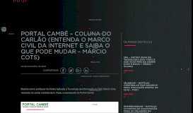 
							         Portal Cambé – Coluna do Carlão (Entenda o Marco Civil da Internet ...								  
							    