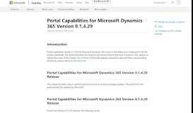 
							         Portal Capabilities for Microsoft Dynamics 365 Version 9.1.4.29 ...								  
							    