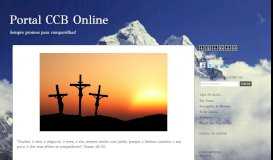 
							         Portal CCB Online								  
							    