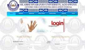 
							         portal - cced@oouagoiwoye.edu.ng - Olabisi Onabanjo University								  
							    