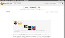 
							         Portal Christmas Tree: 7 Steps								  
							    