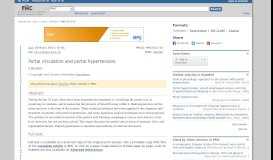 
							         Portal circulation and portal hypertension. - NCBI - NIH								  
							    