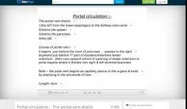 
							         Portal circulation :- The portal vein drains - ppt download - SlidePlayer								  
							    