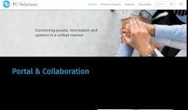 
							         Portal & Collaboration solutions, Enterprise portal development								  
							    