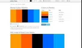 
							         Portal Color Palette - Color Hex								  
							    
