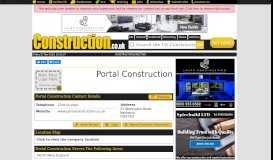 
							         Portal Construction - Nantwich - Construction Contractors - General ...								  
							    
