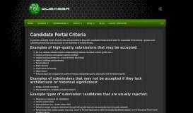 
							         Portal Criteria | Quexser								  
							    