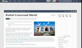 
							         Portal Crossroad World - TV Tropes								  
							    