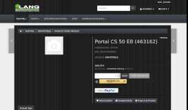 
							         Portal CS 50 EB (463162), 111,60 € - Lang Ausbautechnik								  
							    