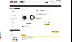 
							         Portal Cufflinks - Bazinga Jewelry								  
							    