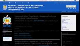 
							         Portal da Coordenadoria de Admissões, Concursos Públicos e ...								  
							    