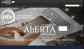 
							         Portal da Universidade Aberta – the single public digital university in ...								  
							    