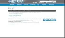
							         Portal - Daytona State College								  
							    