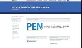 
							         Portal de Administração: PEN								  
							    