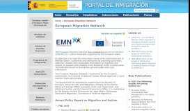 
							         PORTAL DE INMIGRACIÓN. European Migration Network								  
							    