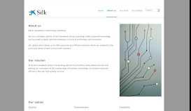 
							         Portal de la Filial Tecnológica de Caixabank About us - Silk ... - Silk								  
							    