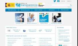 
							         Portal de la Transparencia de la Administración del Estado. España ...								  
							    