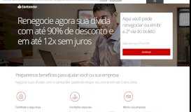 
							         Portal de Renegociação - Santander								  
							    