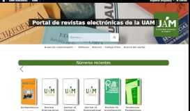 
							         Portal de revistas electrónicas de la UAM								  
							    