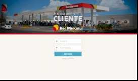 
							         Portal del Cliente Red Mercosur								  
							    