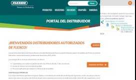 
							         Portal del distribuidor - Flexco								  
							    
