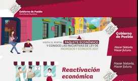
							         Portal del Gobierno del Estado de Puebla								  
							    