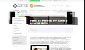 
							         Portal del Paciente con turnos y estudios online – Hospital ...								  
							    