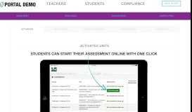 
							         Portal Demo Students – Assessments | IVET								  
							    