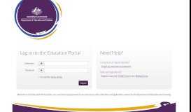 
							         Portal - Department of Education and Training								  
							    