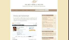 
							         Portal der Schönheit - Praxis Dr. Mark A. Wolter (Berlin)								  
							    