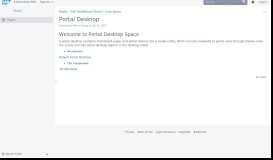
							         Portal Desktop - SCN Wiki - SAP								  
							    