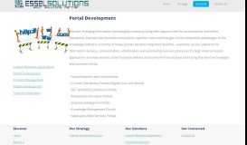 
							         Portal Development - Essel Solutions, LLC								  
							    