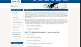 
							         Portal Development - Mark Web Solutions								  
							    