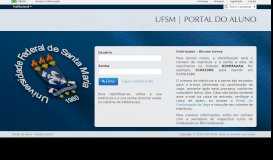 
							         Portal do Aluno - UFSM | Gerenciamento de Usuário								  
							    