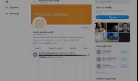 
							         Portal do Bitcoin (@portaldobitcoin) | Twitter								  
							    