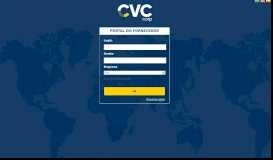 
							         Portal do Fornecedor - CVC								  
							    