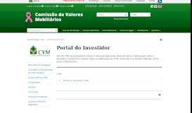 
							         Portal do Investidor - CVM								  
							    