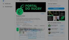 
							         Portal do Rugby (@portaldorugby) | Twitter								  
							    