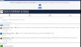 
							         Portal do Trabalhador de Osasco - Página inicial | Facebook								  
							    