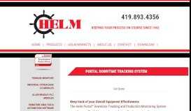 
							         Portal Downtime Tracking System | HELM								  
							    
