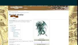 
							         Portal drake | Forgotten Realms Wiki | FANDOM powered by Wikia								  
							    