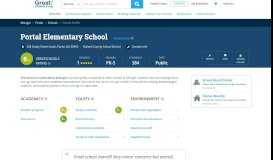 
							         Portal Elementary School - Portal, Georgia - GA | GreatSchools								  
							    