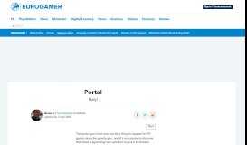 
							         Portal • Eurogamer.net								  
							    