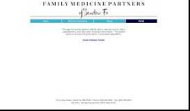 
							         Portal - Family Medicine Partners								  
							    