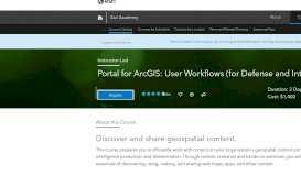 
							         Portal for ArcGIS: User Workflows (for Defense and Intelligence) | Esri ...								  
							    
