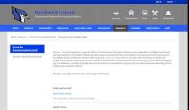 
							         Portal for Parents/Students/Staff - Marshfield R-I School District								  
							    