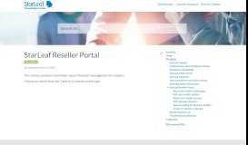 
							         Portal for resellers – StarLeaf Knowledge Center								  
							    